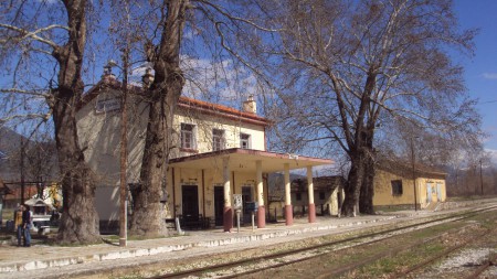Το κτίριο του Σιδηροδρομικού Σταθμού Βυρώνειας (Ιούνιος 2013)